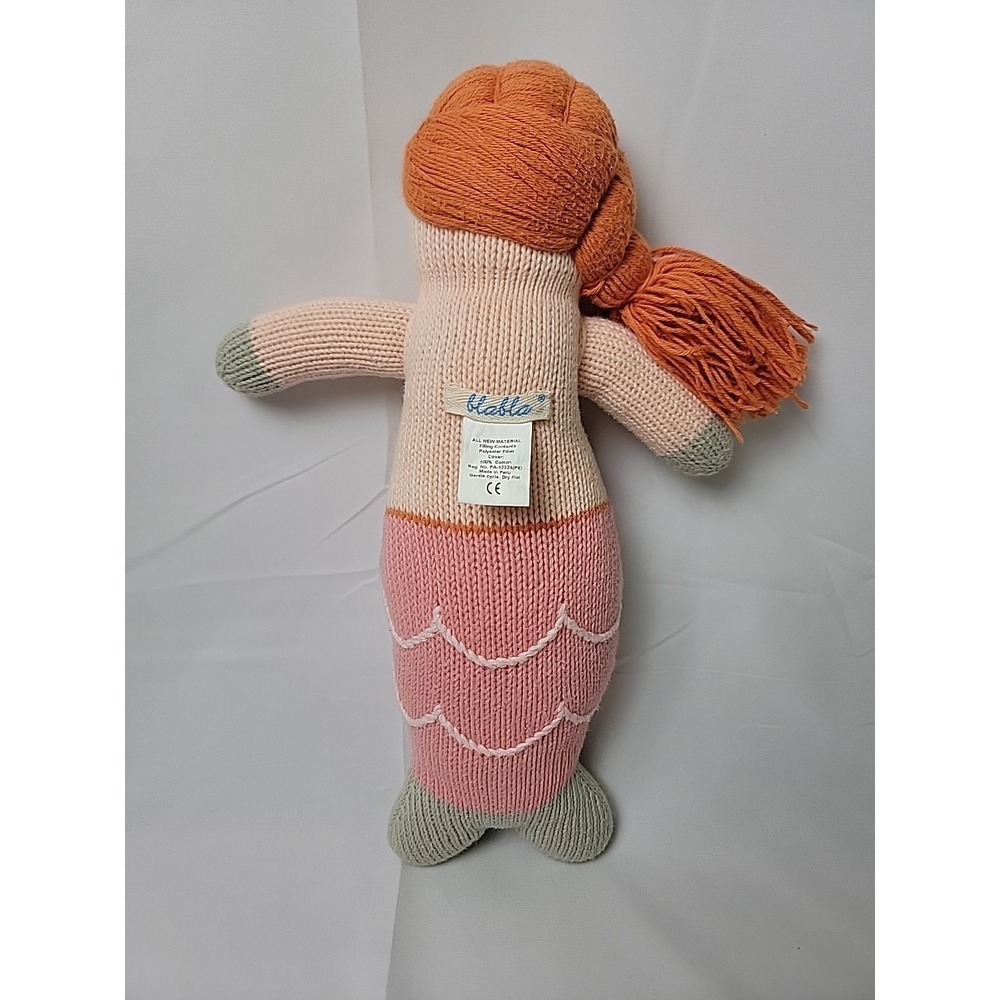 Blabla Kids Hand-knit 14 Melody Mermaid Doll Yarn Hair toys stuffy plush collect - Picture 5 of 7